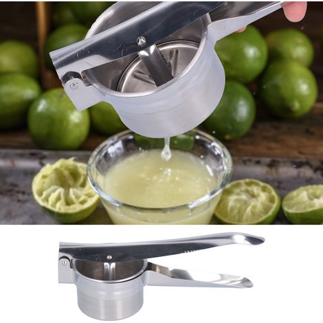 Presse-pommes de terre et extracteur de jus manuel 3 en 1 en acier inoxydable - Gadget de cuisine créatif (1/5)