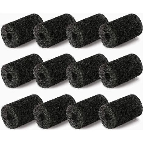 Paquete de 12 cepillos de espuma para la cola del robot Polaris 180, 280, 360, 380, 480, 3900 Sport-Crezuo