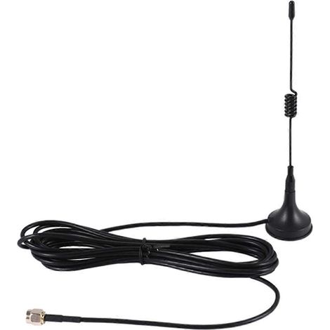 Antenne GSM 433 MHz 5 dBi, connecteur SMA mâle, base magnétique (1/5)