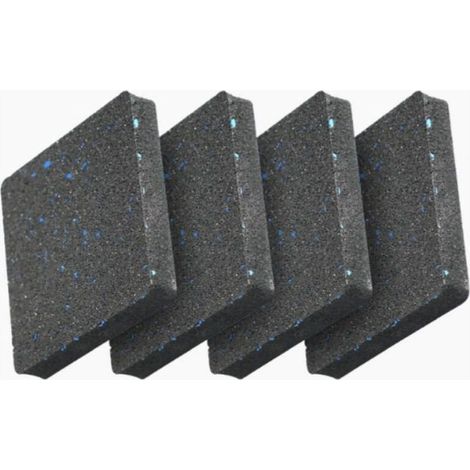 4 PIECES 10101.5 cm Machines à Laver Sous-Couches Tampons Tampons en Caoutchouc Amortisseurs Anti-Vibration Support Sécurisé Pour Meubles et Armoir (1/4)