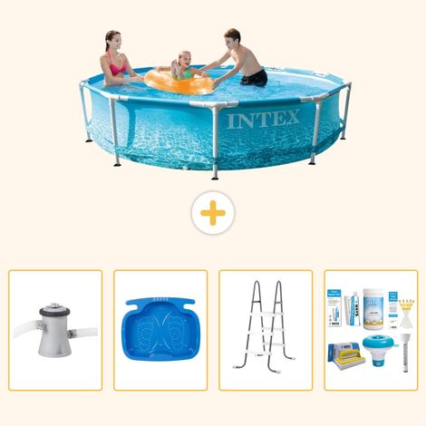 Intex Piscine Tubulaire Ronde - 305x76 cm - 5-pièces  S22445 (1/5)