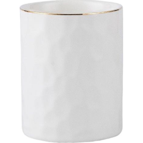 Portalápices con textura geométrica irregular，tubo organizador de escritorio para material de oficina，almacenamiento para estudio，10108 cm (1/5)