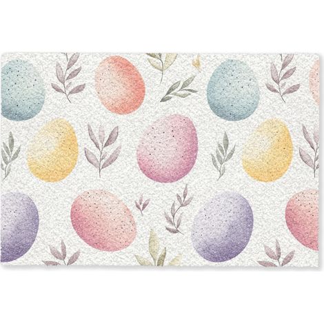 FELPUDO Huevos - Colorido - Patrón 60x40 cm (1/5)