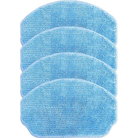 Lingette Microfibre - Pour Aspirateur Robot - Compatible Conga 999 - Lot de 4 (1/5)