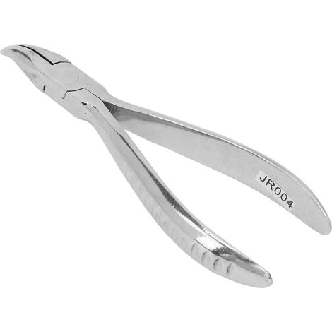 Pince à lunettes en acier inoxydable, pince de réglage des plaquettes nasales professionnelle, outil de réparation, pince à nez courbé (1/5)
