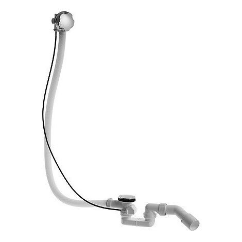 Set piletta/troppopieno per sifone laterale DURAVIT cromato