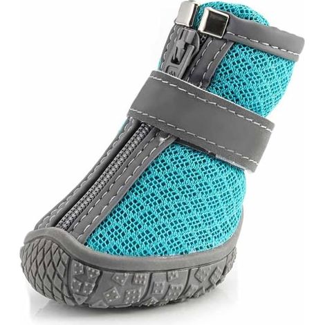 Scarpe per animali domestici, antiscivolo, impermeabili e resistenti all'usura, 3,34,0 cm - Blu lago (1/4)