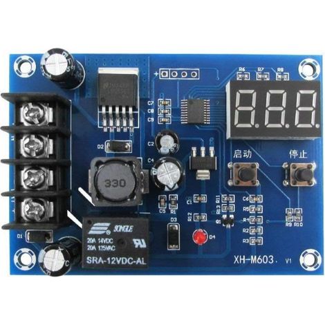 Modulo di controllo della carica 12-24V, scheda di protezione della batteria per batterie al piombo e al litio (1/5)