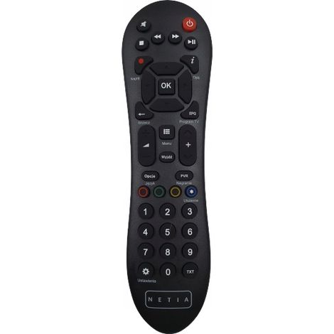 Original NETIA Fernbedienung für EVOBOX Decoder - Neu mit 24 Monaten Garantie