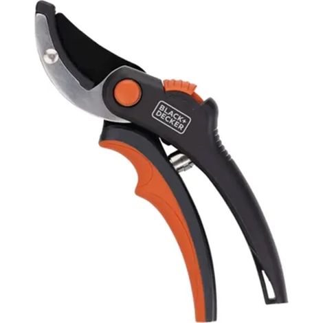 Sécateur Black&Decker® 20cm - Coupe précise et ergonomique