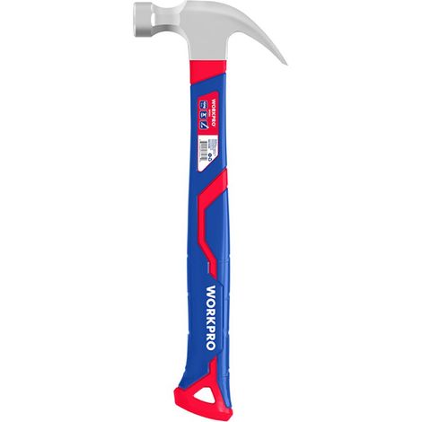 WorkPro WP241011 Martello da carpentiere manico ergonomico, duro 450 g 1 pz. (1/5)