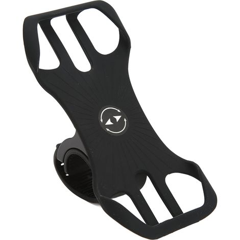 Support téléphone moto 360° rotation silicone haute élasticité anti-dérapant sangle vélo support mobile cyclisme (1/5)