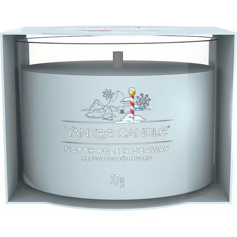 Candela Yankee Candle mini North Pole Hideaway 37g