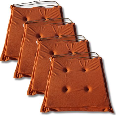 Cuscini per sedia 40x40x3 cm 1333 - set da 4 (1/5)