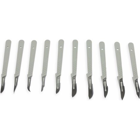 DAYTOOLS Set de scalpels ES-10, stérile, 10 pièces (1/4)