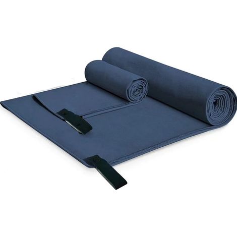 Serviette En Microfibre - 80 X 160 Cm - Pour Sport Fitness Plage Sauna Voyage - Rapide Séchage Léger - 1 Pièce