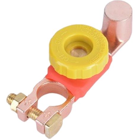 Interruttore di scollegamento della batteria positivo del palo superiore, interruttore di interruzione principale della batteria dell'auto, interruttore di scollegamento della batteria da 6 V 12 V 24 
