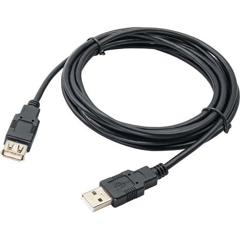 Cable 2x USB A 2.0 Akyga AK-USB-19 Cable de extensión macho-hembra de 3 m (1/3)