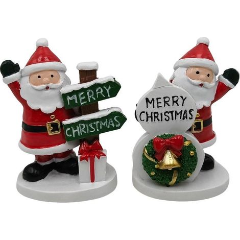 Babbo Natale 6 x 4 x 8 cm modello assortito Mercury