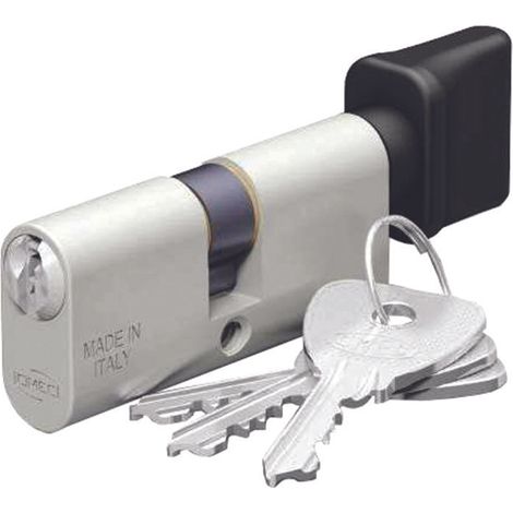 DOPPIO CILINDRO OVALE IN ALLUMINIO CON POMOLO 143P OMEC