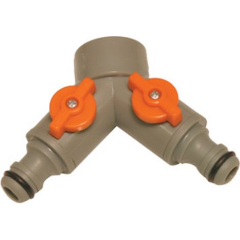 Irrigo Art. 314 presa per rubinetti duplex raccordo irrigazione giardino