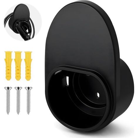 Support de câble de charge, 1 pièce, organisateur de câbles de charge, support de câble pour voitures électriques, chargeur de type 2, support de câble mural, support de câble de charge pour véhicules (1/5)