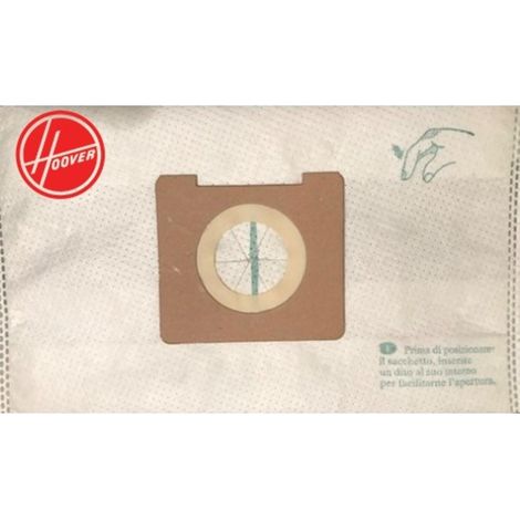 HOOVER TELIOS EXTRA 4 SACCHETTI IN MICROFIBRA ORIGINALE 35601865 H 81 (1/2)
