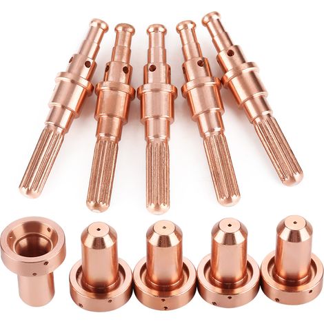 5 électrodes 9-8215 et 5 buses 9-8207 pour torche plasma Thermal Dynamics SL60/100