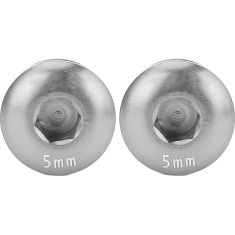 Cache-vis de pédale de vélo en alliage d'aluminium, filetage M14, 5 mm, couleur titane, pour VTT (1/5)