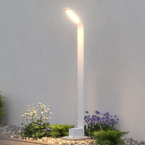 doporro Lampe LED sur Pied Extérieure 6W avec LED Lampe Jardin Étanche IP65 3000K Lumière Chaude Light Extérieure Blanc Design Pfadfinder 80cm