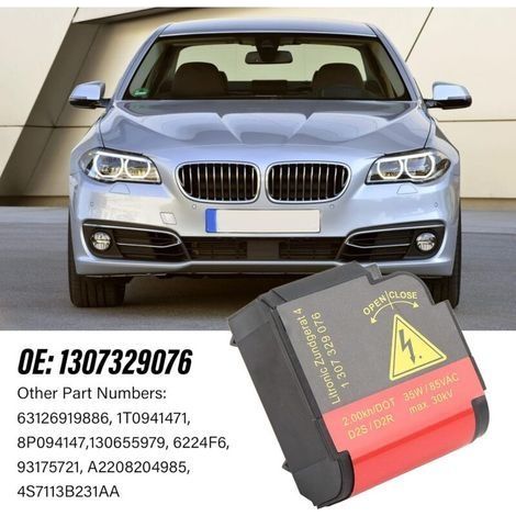Xenon-HID-Scheinwerfer-Zündgerät, Vorschaltgerät, D2S/D2R-Lampenfassung, 1307329076, Ersatzteil passend für Cooper R50, R52 und R53 von 2004 bis 2007 (1/4)