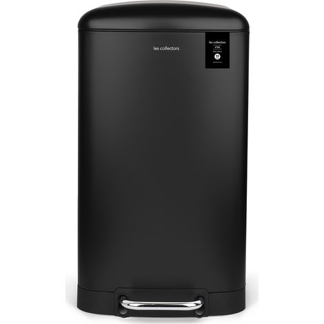 Pattumiera a pedale 30L - nero (1/5)