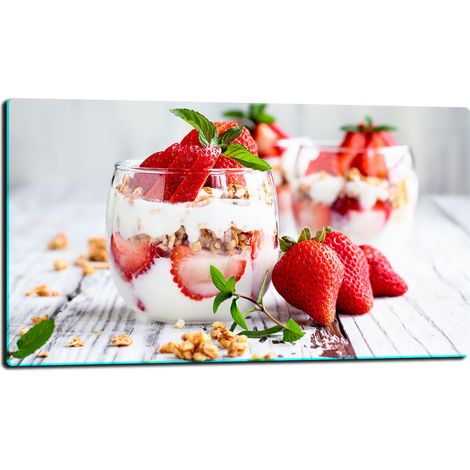 PLAQUE DE PROTECTION EN VERRE POUR CUISINIÈRE 80x52 FRUIT (1/5)