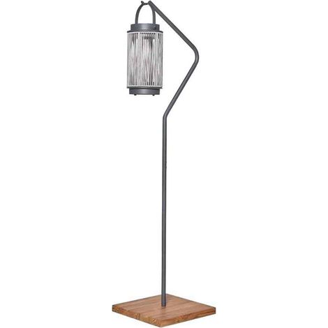 Supporto in legno per lampada solare IVY Suns antracite Homms