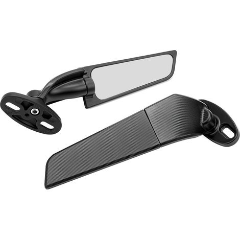 Rétroviseur de moto en aluminium, rotation à 360 degrés, réglable en cas de vent latéral, pour R15 (1/5)