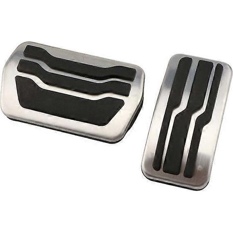Couvre-pédales de frein et d'accélérateur Carmilla en acier inoxydable pour Ford Focus 2, 3 et 4 MK2, MK3 et MK4 (2005-2017) - Accessoires (1/3)