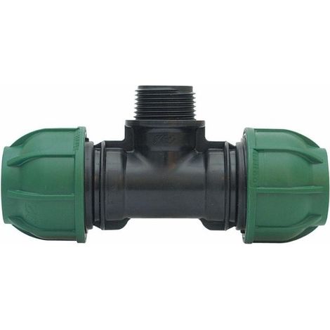 Raccord à "T" pour PE 32 mm fileté 1" M