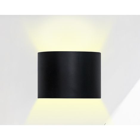 6W Applique Murale LED Moderne en Aluminuim Applique Murale Blanche 13.5CM×10CM×11.5CM  Imperméable Convenant à l’Intérieur ou à l’Extérieur pour le Mur de Sallon Chambre Allée Jardin (1/5)