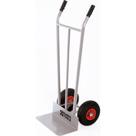 FPLUS carretilla almacen rueda neumatica 250 kgs , SCT Caretilla de almacenamiento neumático amarillo