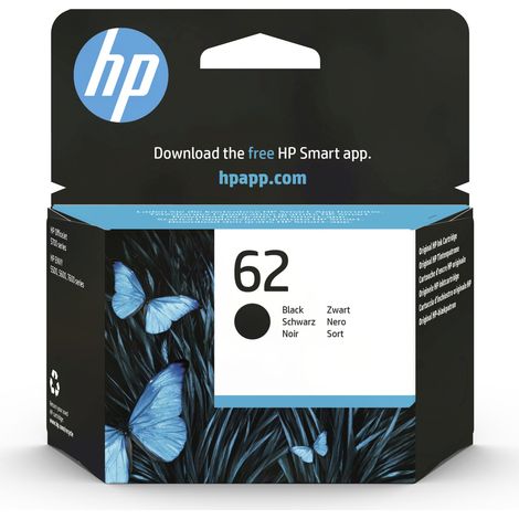 HP 62 cartouche d'encre noire authentique (1/5)