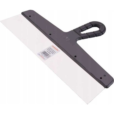 Spatule de façade en acier inoxydable 600 mm avec manche en plastique, lisse, verkatto (1/2)