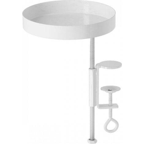 Plateau rebord de fenêtre rond - Taille S - Blanc - Livraison gratuite (1/5)