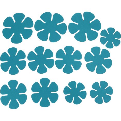 12Pcs Pot Pan Protector Felt Stacking Pads Cookware Dividers Separators Set Kitchen Supplies Lake Blue (1/5)
