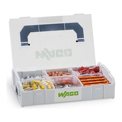 Wago – Assortiment de bornes pour boîte de dérivation – 409 pièces – 100x 2x 2,50 mm² + 100x 3x 2,50 mm² – Pour installations électriques professionnelles