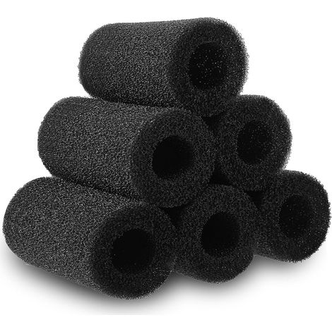 CSPARKV - Esponja filtrante para acuario (6 unidades), accesorio para filtro de acuario que evita la inhalación accidental de peces pequeños y camarones (75 x 40 mm) (1/5)