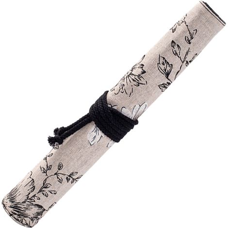 Brush Roll Holder - Canvas - 20 Slots - 40 X 35.5 Cm - For Watercolor Oil Paint Brushes (1/5)