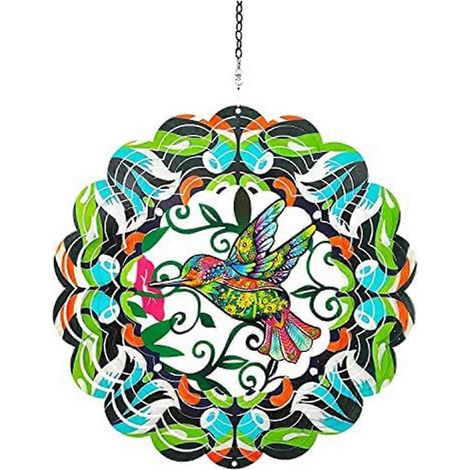 Bird Metal Wind Spinner Hanging Wind Spinner-- (1/5)