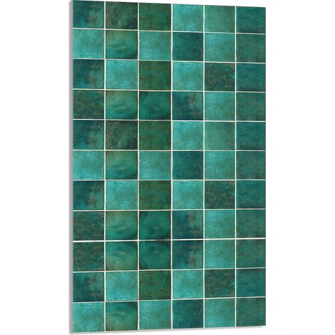 TAGLIERE IN VETRO 30x52 Verde (1/5)