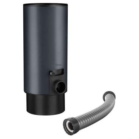 GRÖMO ALUSTAR Design-Wassersammler - SX - Anthrazit ø100 mit Schlauchset, 82771 (1/2)