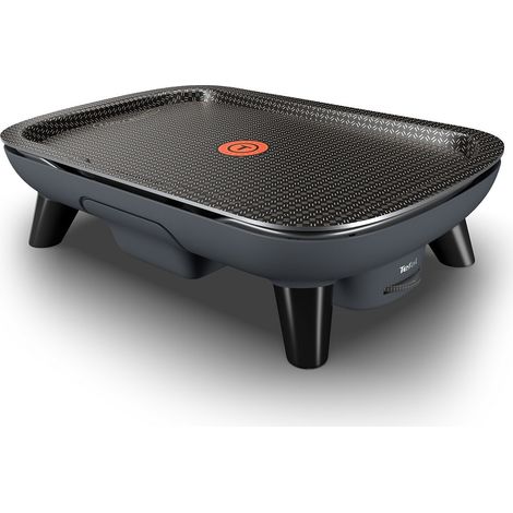 Tefal – Plancha électrique 2400W – Dimensions 45.5 x 29.9 x 12.2 cm – Thermostat réglable – YY4570FB